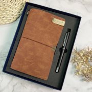 淡江旅行手札書寫禮盒_皮革組