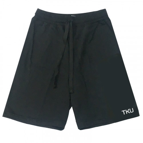 【團購商品，10件起做】TKU休閒有型棉短褲_黑/灰(可混色)