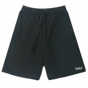 【團購商品，10件起做】TKU休閒有型棉短褲_黑/灰(可混色)