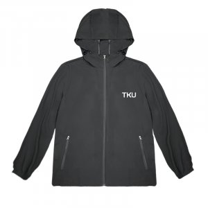 【10件起做,可來圖客製】TKU輕量機能防潑水風衣外套_黑