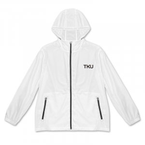 【團購商品,10件起做】TKU輕量機能防潑水風衣外套_白
