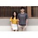 【團購商品，30件起做】手寫Tamkang純棉短T_ 星夜霧黑