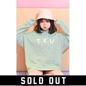 TKU玩轉新色輕量落肩帽T_冰淇淋綠（已售完）