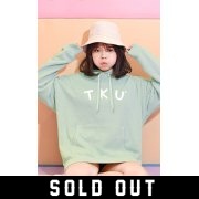 TKU玩轉新色輕量落肩帽T_冰淇淋綠（已售完）