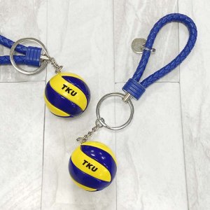 【團購商品，10個起做】我排球系畢業--TKU排球鑰匙圈