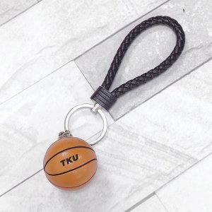 【團購商品，10個起做】我籃球系畢業--TKU籃球鑰匙圈