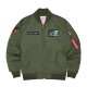 TKU FORCE MA-1飛行夾克2.0_軍綠